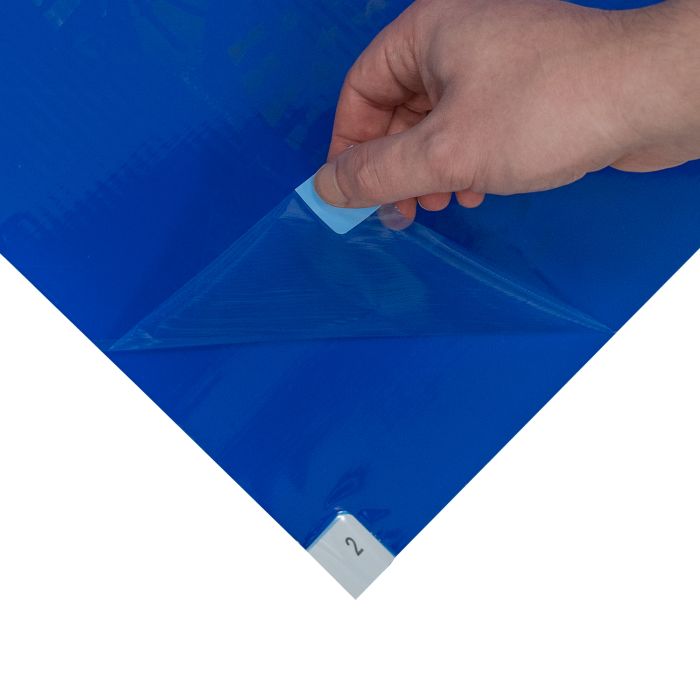Sticky Mats - Blue - 24 x 36 (4 Pads, 30 Sheets/Pad)